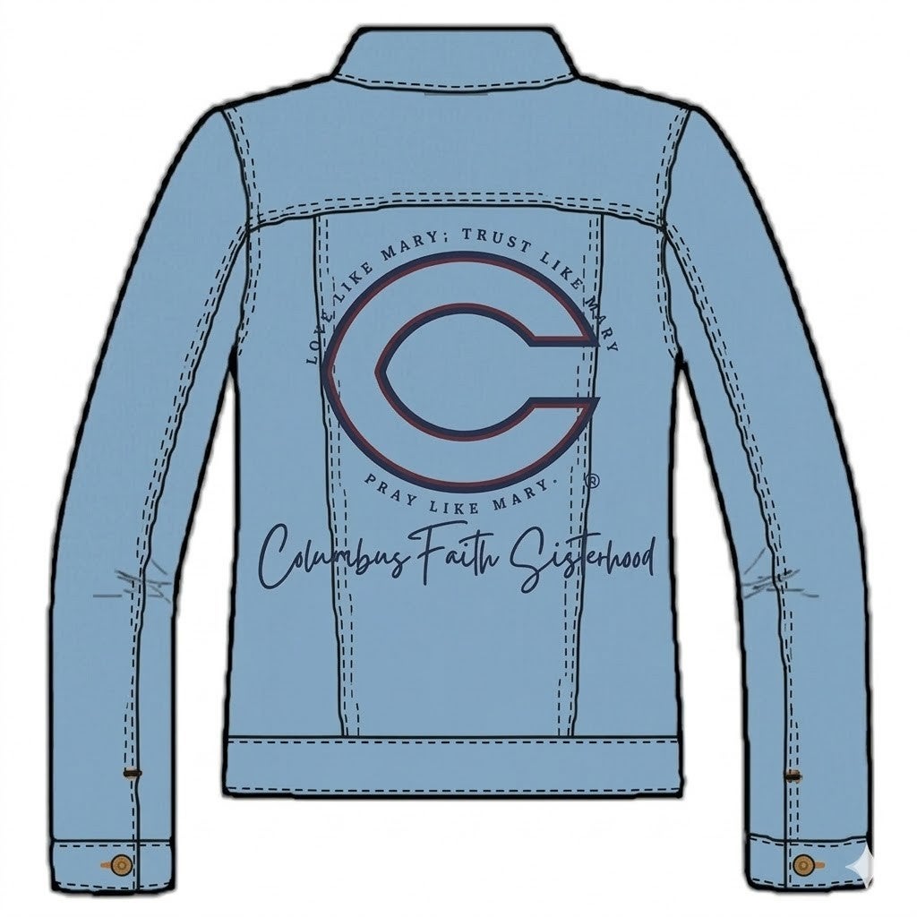 CCHS Faith Sisterhood - Blue Denim Jacket